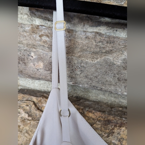 Show me your Mu Mu. Beige full length formal Dress. Size S - Picture 4 of 8